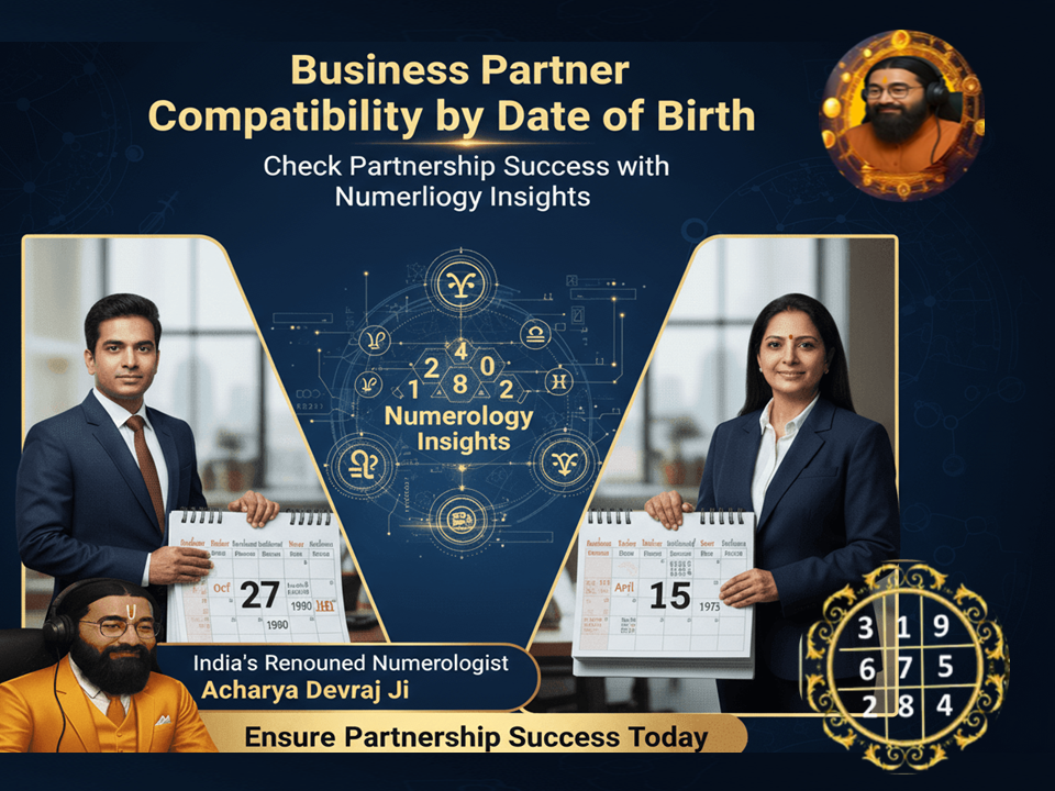 Business Partner Compatibility by Date of Birth | Check Partnership Success with Numerology Insights