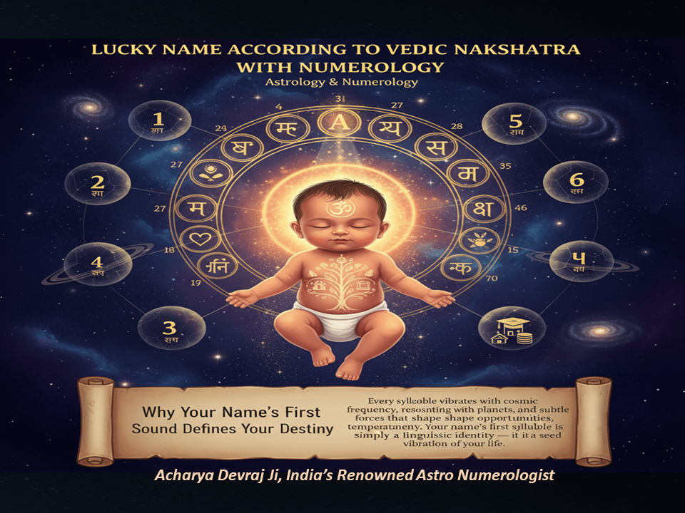 Lucky Name According to Vedic Nakshatra with Numerology