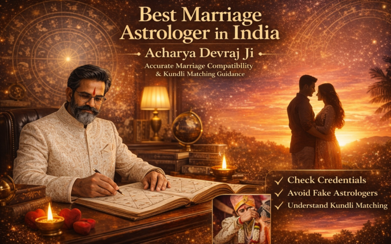 best marriage astrologer in india acharya devraj ji